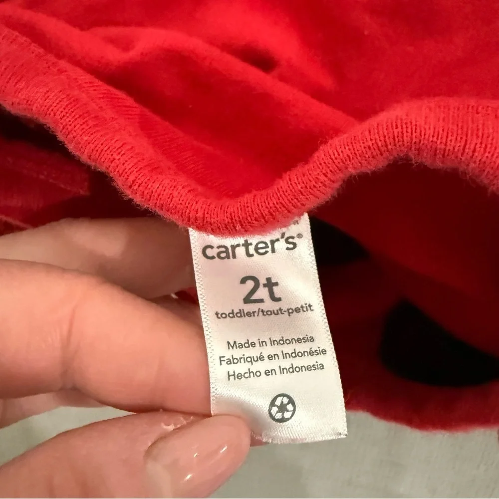 Carters girls dress with bows 2T